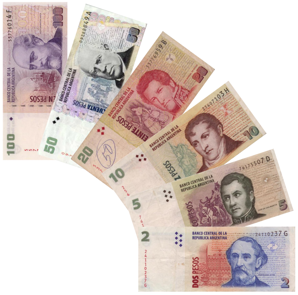 Comprar Peso Argentino na Zona Norte